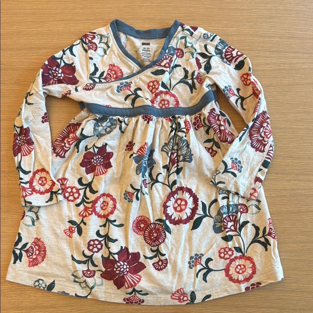 Tea Collection Multicolor Floral Dress - size 18-24 months